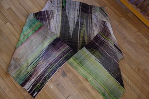 Moss and Mist Handwoven Art Yardage
